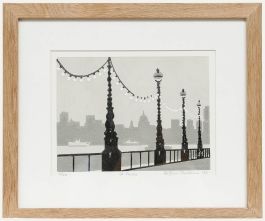 John Trentham - 1986 Linoprint, St Paul's