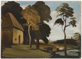 Attrib. Philip Hugh Padwick ROI RBA (1876-1958) - Oil, Under the Shade of a Tree