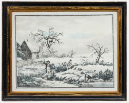 Thomas Rowlandson after George Morland - 19th Century Etching, Snipe Shooting