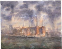 Daniel Nichols - Contemporary Watercolour, Battersea Power Station