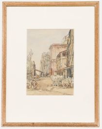 Sir Henry George Rushbury RA (1889-1968) - 1968 Watercolour, Orvieto