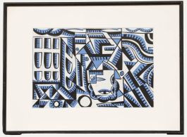 Ian MacIntyre (b.1958) - 20th Century Linoprint, Tummel Bridge
