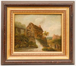 Manner of Patrick Nasmyth - 19th Century Oil, The Watermill