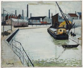 Pierre Neveu (b.1929) - 1956 Oil, Harbour Side