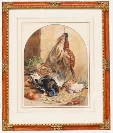  James Hardy II (1832–1889) - 19th Century Watercolour, Still Life of Dead Game
