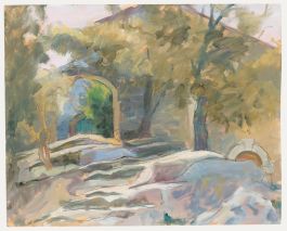 Pauline Plummer (b.1933) - 20th Century Oil, Autumn Gardens