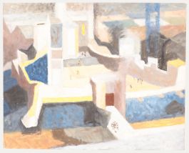 Pauline Plummer (b.1933) - 20th Century Oil, Architectural Study