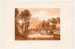 J.M.W. Turner and Easling - 1811 Etching, St. Catherine's Hill Near Guilford