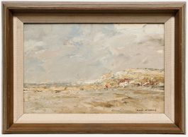 Charles Horwood (1908-1975) - Mid 20th Century Oil, Overcast Coastline