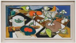 Christian Julia (1921-1991) - Mid 20th Century Gouache, Fruits and Forms II