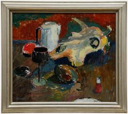 Willem Kouwer Boomkens (1911-1991) - Framed Mid 20th Century Oil, De Schedel