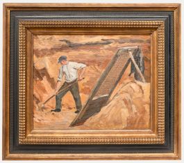 Karl Sodemann (b.1888) - 1926 Oil, The Quarryman