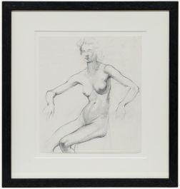 Peter Collins ARCA - 20th Century Graphite Drawing, Nude Study