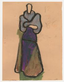 Ed Dukkers (1923-1996) - 1986 Pastel, Catwalk I