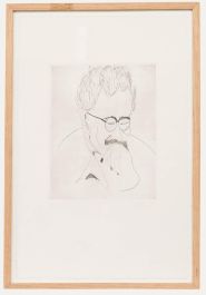 20th Century Etching - Deep Thinker