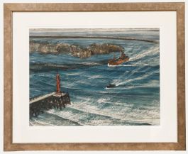Thomas William Ward (1918-2000) - 20th Century Watercolour, The Last Steamer