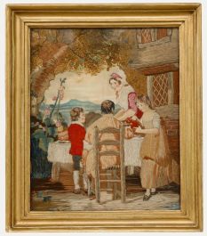 Georgian Embroidery - At the Table