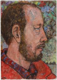 Peter Samuelson (1912-1996) - 1991 Oil, Gentleman in Red
