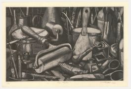 Christopher Plowman (1952-2009) - 20th Century Etching, The Tools