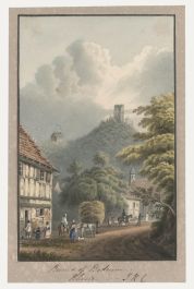 Thomas Remnant Charleton (1756-1849) - Watercolour, Ruins of Bodmin