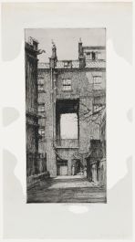 Nathaniel Sparks RE (1880-1956) - Early 20th Century Etching, Essex Court