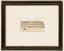 Early 19th Century Watercolour - The Barracks