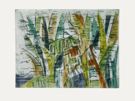 Betty Connal Peebles (1935-1999) - 20th Century Collagraph, Ombrage