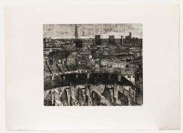 Toni Martina RE (1956-2017) - 20th Century Etching, View Across London