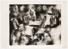 Toni Martina RE (1956-2017) - 20th Century Etching, People Watching