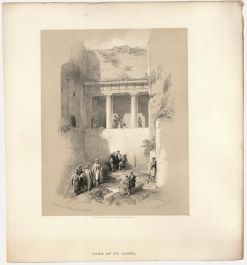 Louis Haghe after David Roberts - 19th Century Lithograph, Tomb of St James