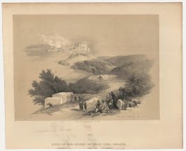 Louis Haghe after David Roberts - 19th Century Lithograph, Ruins of St John