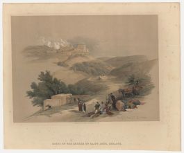Louis Haghe after David Roberts - 19th Century Lithograph, Ruins of St John