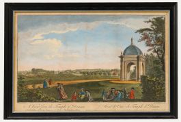Chatelain after Bickham Jr. - Engraving, A View from the Temple of Diana