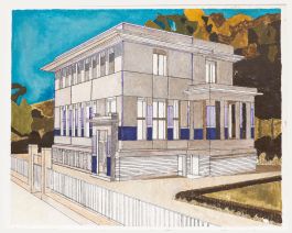 Ben Carrivick - Contemporary Oil, Architectural Study