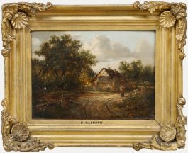 Patrick Nasmyth (1787-1831) - Early 19th Century Oil, Up the Winding Path