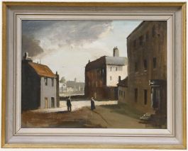 Attrib. Philip Hugh Padwick (1876-1958) - 20th Century Oil, Street in Shadow