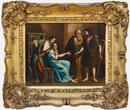 Fine 19th Century Oil - The Betrothal