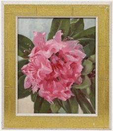 20th Century Oil - Pink Summer Blooms