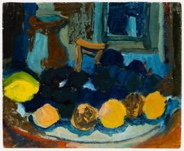 Modernist 20th Century Oil - Still Life with Fruit