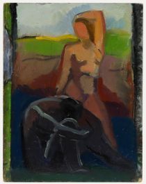 20th Century Oil - Nude Couple