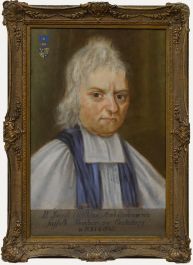 Framed 19th Century Pastel - David Wilkins (1685-1745)