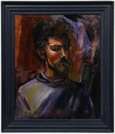 Ed Smith (1923-1998) - 20th Century Oil, Self Portrait