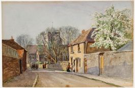 William Tatton Winter - Early 20th Century Watercolour, English Street Scene