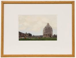 John Newberry (b.1934) - 1989 Watercolour, The Baptistry