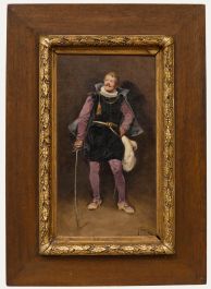 Fasoli - Italian School Early 20th Century Oil, The Musketeer
