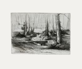 Jean-Pierre Cornet (b.1925) - Mid 20th Century Etching, Forest Clearing