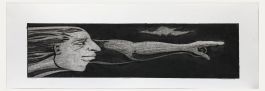 Terry Buchanan (b.1938) - Contemporary Collagraph, J'accuse
