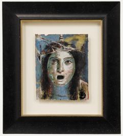 Gerti Bierenbroodspot (b. 1940) - 20th Century Lithograph, Pompeii Head