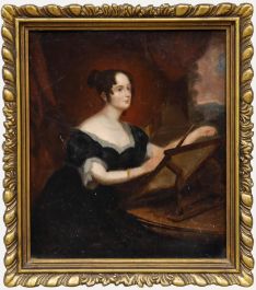 After George Hayter (1792-1871) - Oil, Portrait of Emily Pakenham