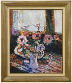 Pierre Thevenet (1870-1937) - Early 20th Century Oil, Still Life with Poppies